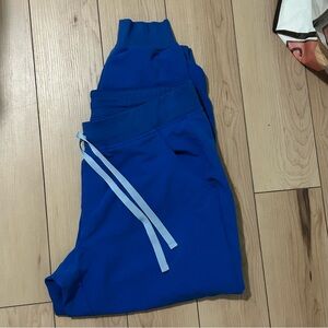 XL/P Figs Royal Blue Jogger Pants Scrubs